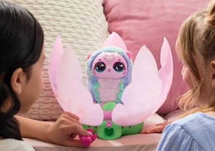 Hatchimals Capullos de sorpresa: cuando la oruga se convierte en un mágico gatito con alas