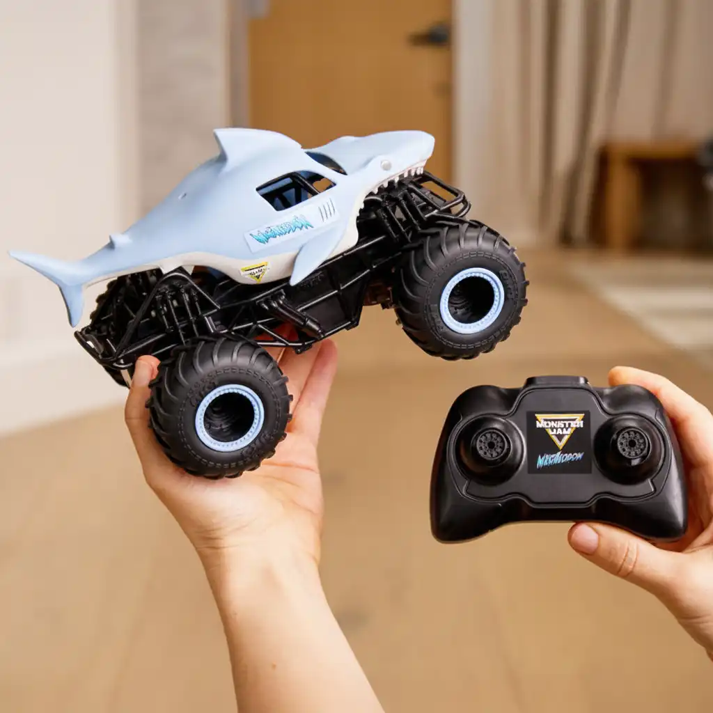 Crea tu propio rally Monster Jam lleno de trucos.