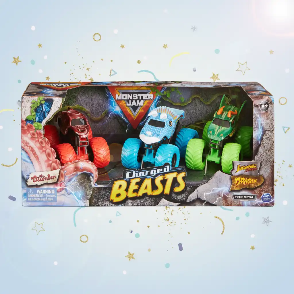 Desata la fuerza bestial con los legendarios trucks Monster Jam.