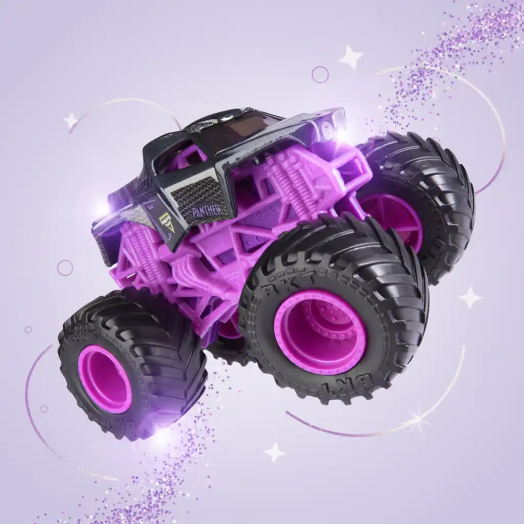 Completa tu colección de camiones Marvel Monster Jam.