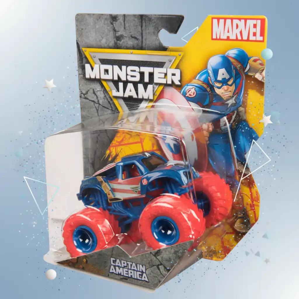 Amplía tu colección con la unión única de Marvel y Monster Jam.
