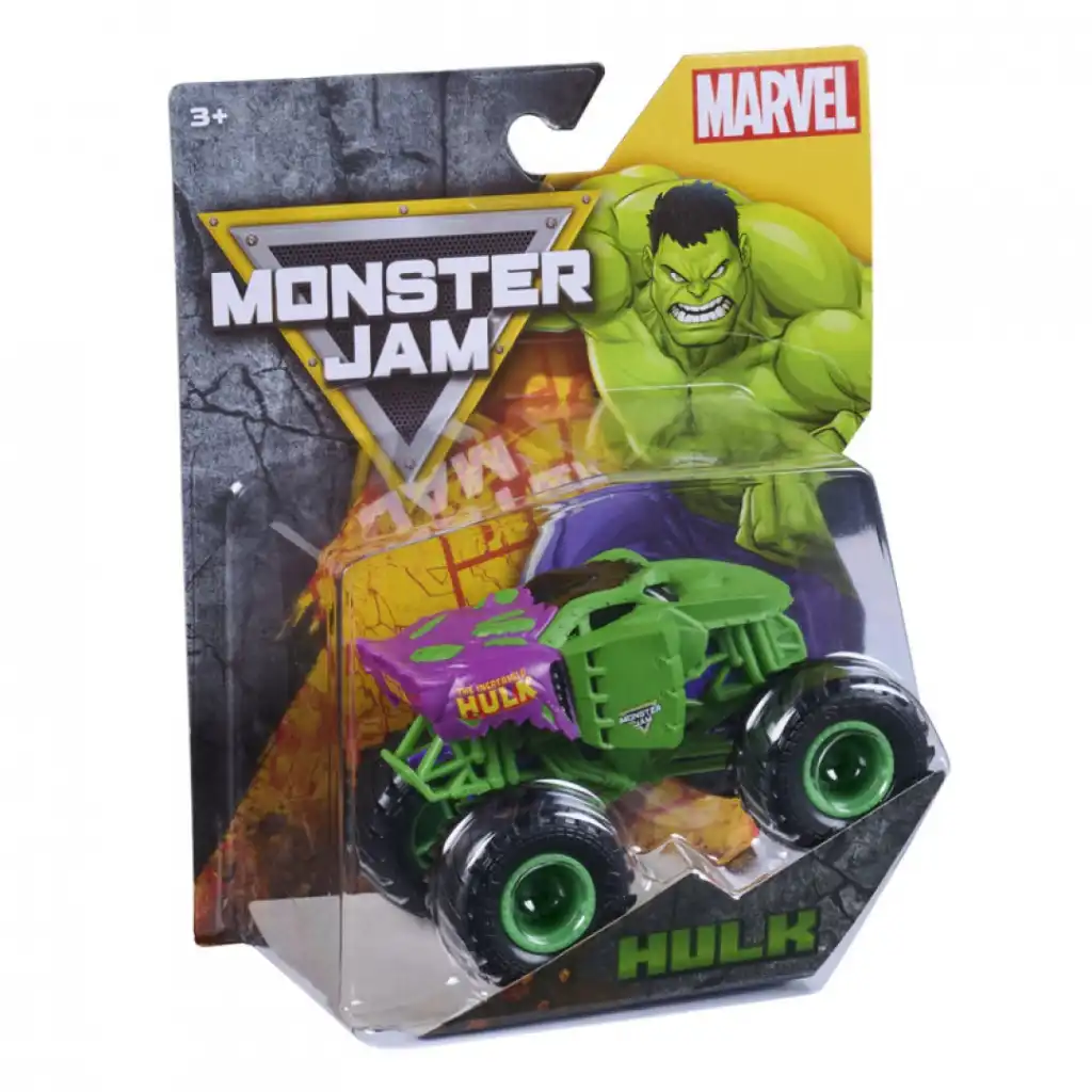 Desata la acción heroica con el imparable Monster Truck.