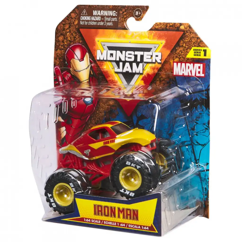 Los héroes se encuentran con la potencia en Monster Jam.