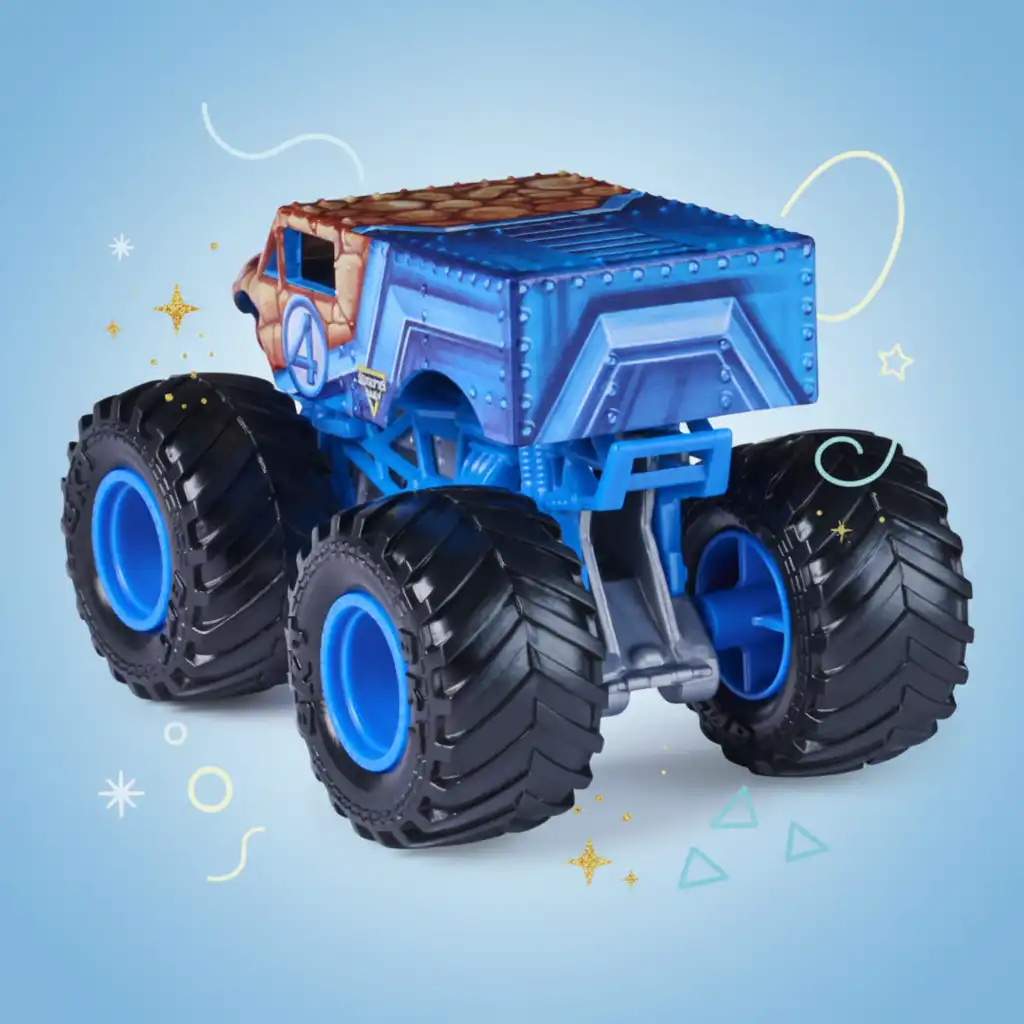 Edición exclusiva para coleccionistas para fans de Marvel y Monster Jam.