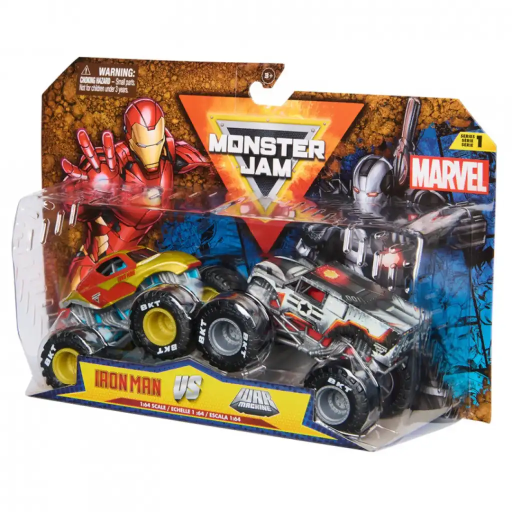 Experimenta la épica batalla entre Iron Man y War Machine sobre cuatro ruedas.