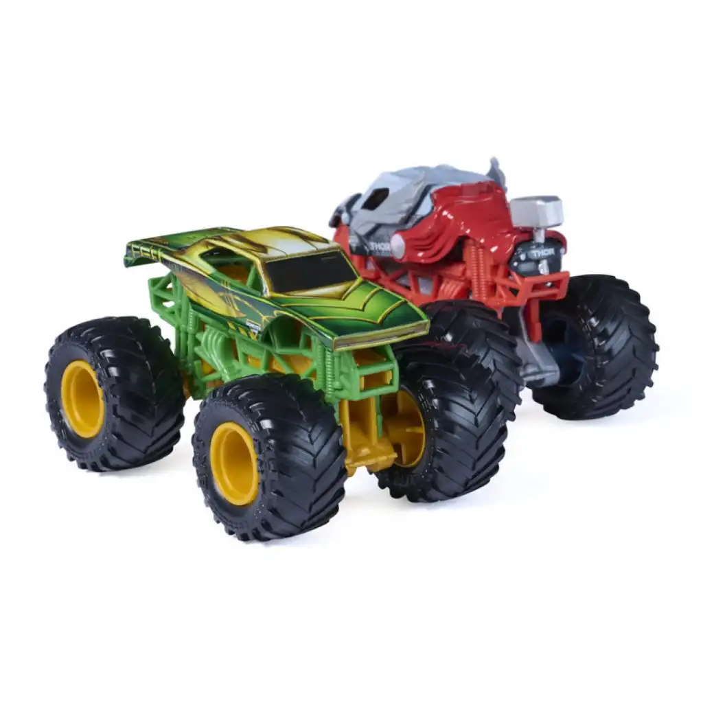 Conexión única de héroes Marvel y el mundo Monster Jam.
