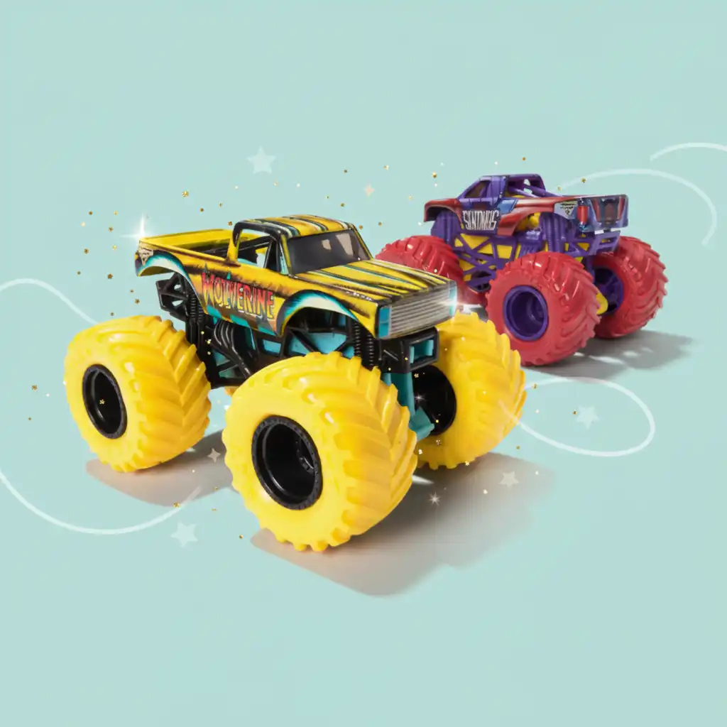 Crea tu propio espectáculo de acrobacias con trucks Monster Jam.