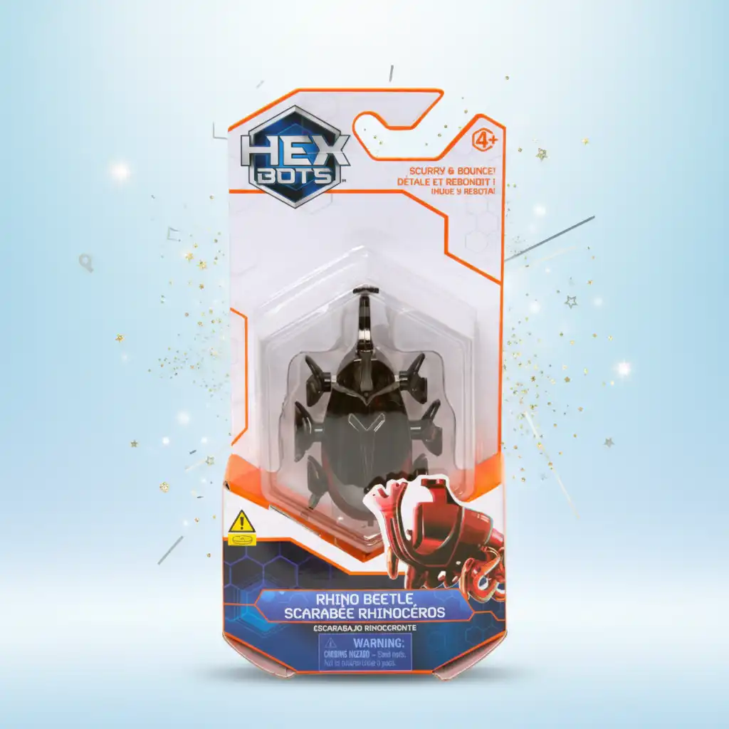 Experimenta diversión infinita con el robot trepador Rhino Beetle.