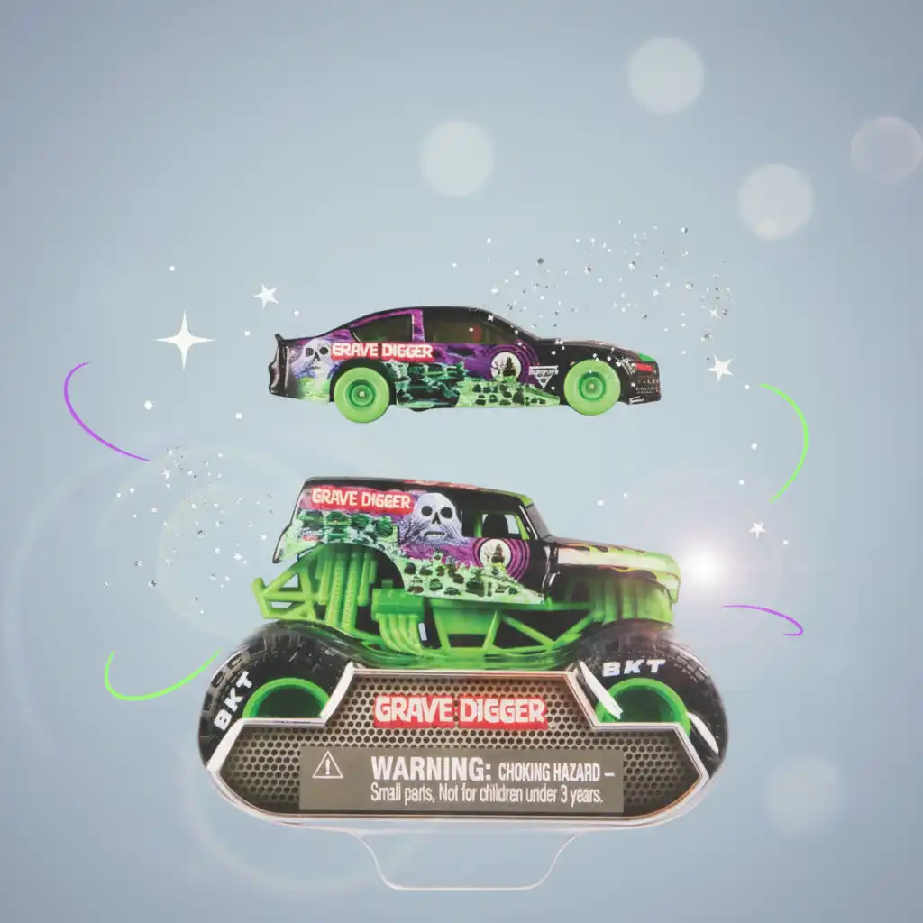 Domina cada pista con el equipo invencible de Monster Jam.