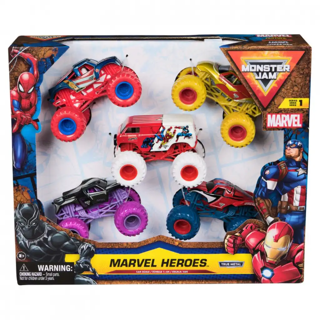 Calidad superior y detallado acabado de los modelos metálicos de héroes Marvel.