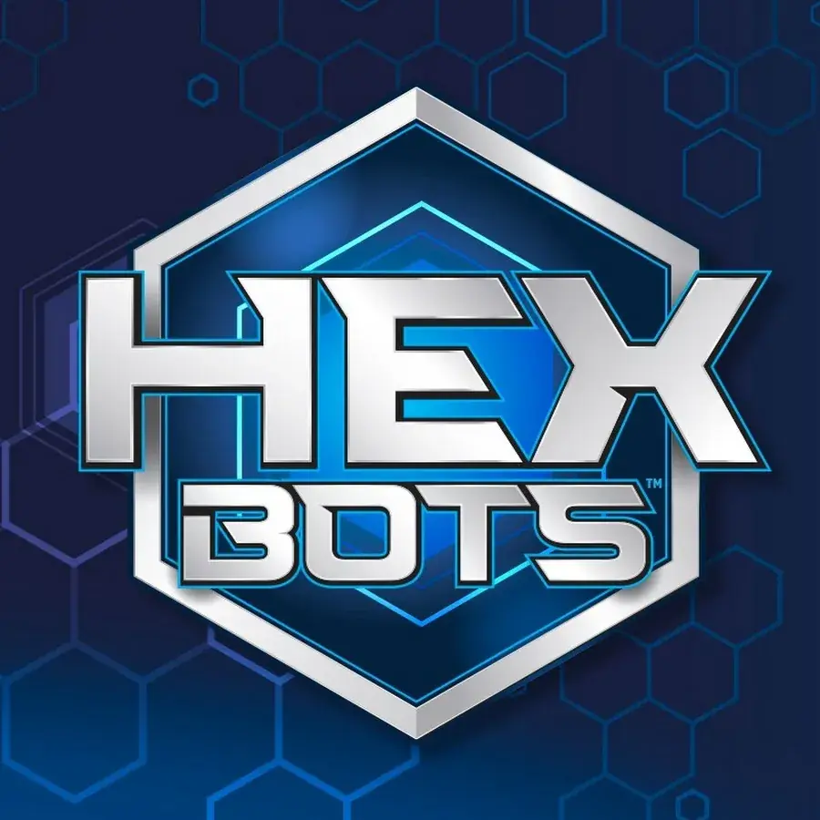 Logo oficial de Hex Bots Skitter Bot escorpión trepador