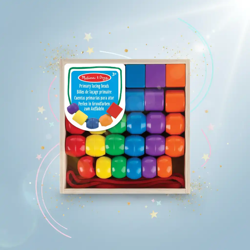 Descubra un mundo de colores y formas con cada cuenta ensartada.