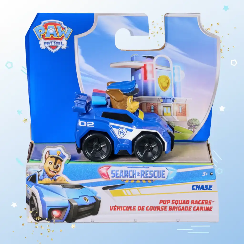 Vive emocionantes aventuras con el valiente cachorro Chase.