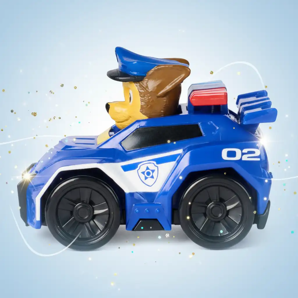 Detalle minucioso del coche de rescate para una experiencia de juego máxima.