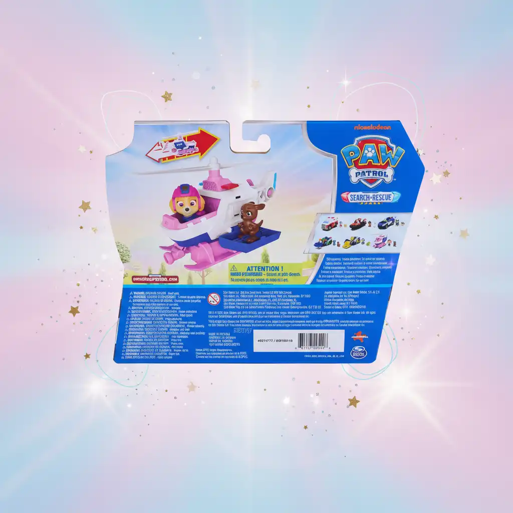 Elaboración precisa del helicóptero Skye para horas infinitas de juego.