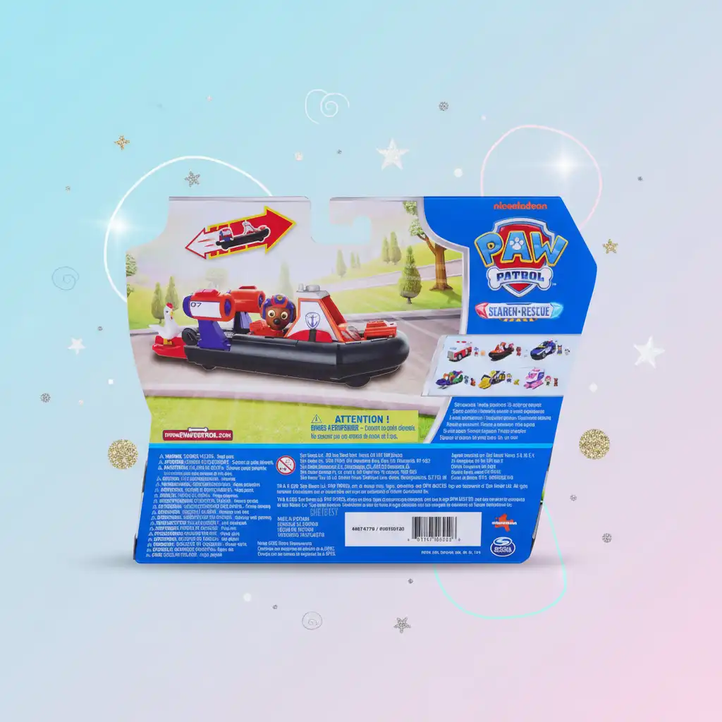 Aerodeslizador Zuma detalladamente elaborado para un juego auténtico.