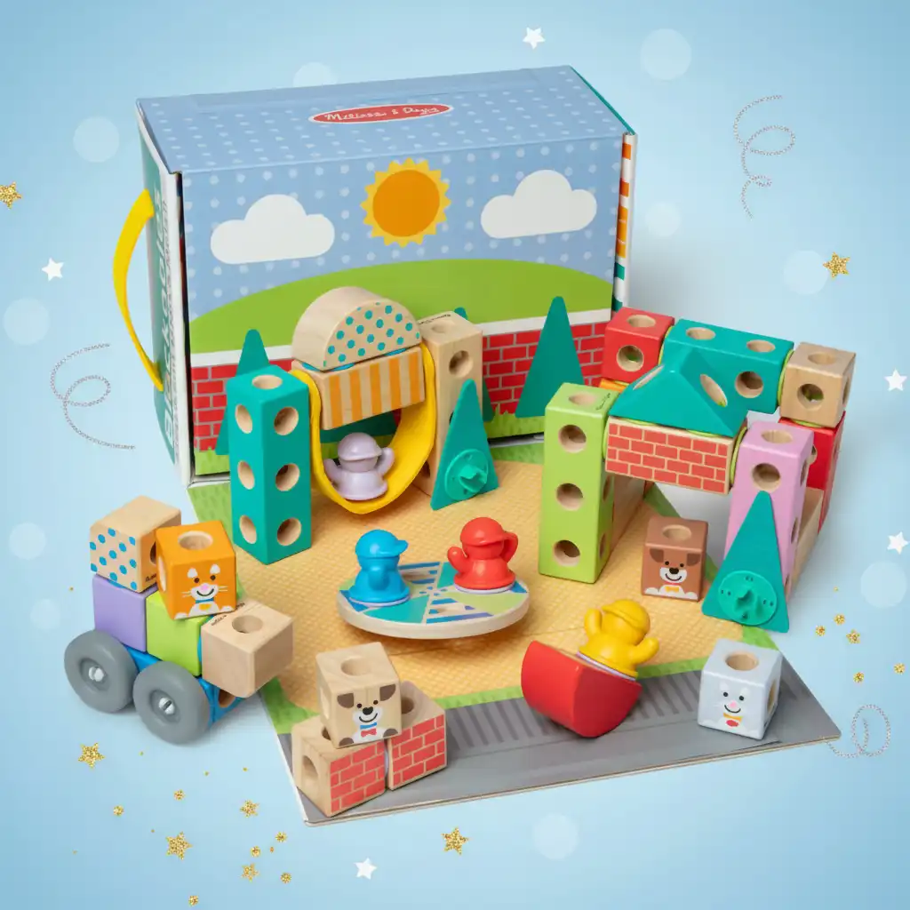 Desarrolla la imaginación infantil con elementos de juego variables.