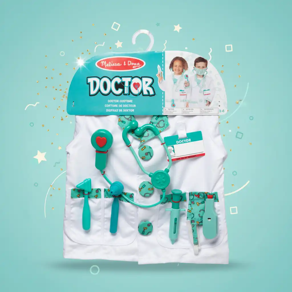 Experimenta la alegría de ayudar y curar con accesorios realistas.