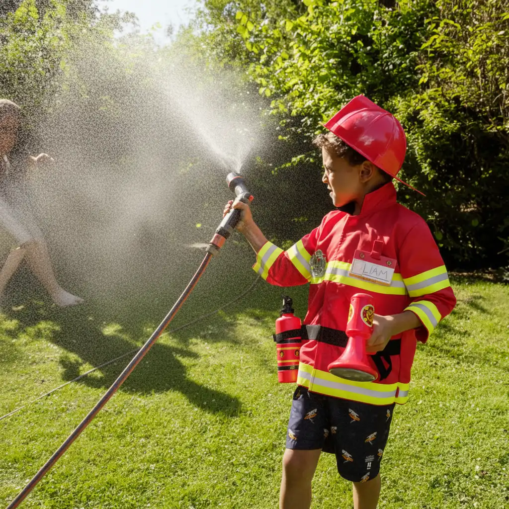 Acabados y detalles de primera para pequeños bomberos reales