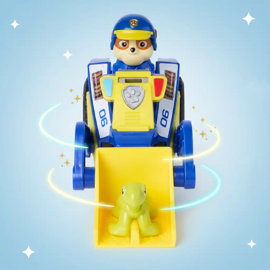 Descubre nuevas formas de jugar con el bulldozer de cuerda.
