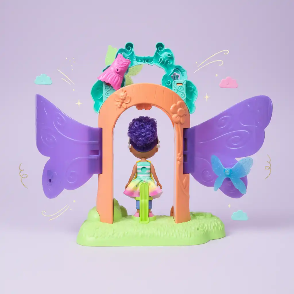 Sistema magnético intuitivo para un cambio rápido de apariencia de la muñeca.