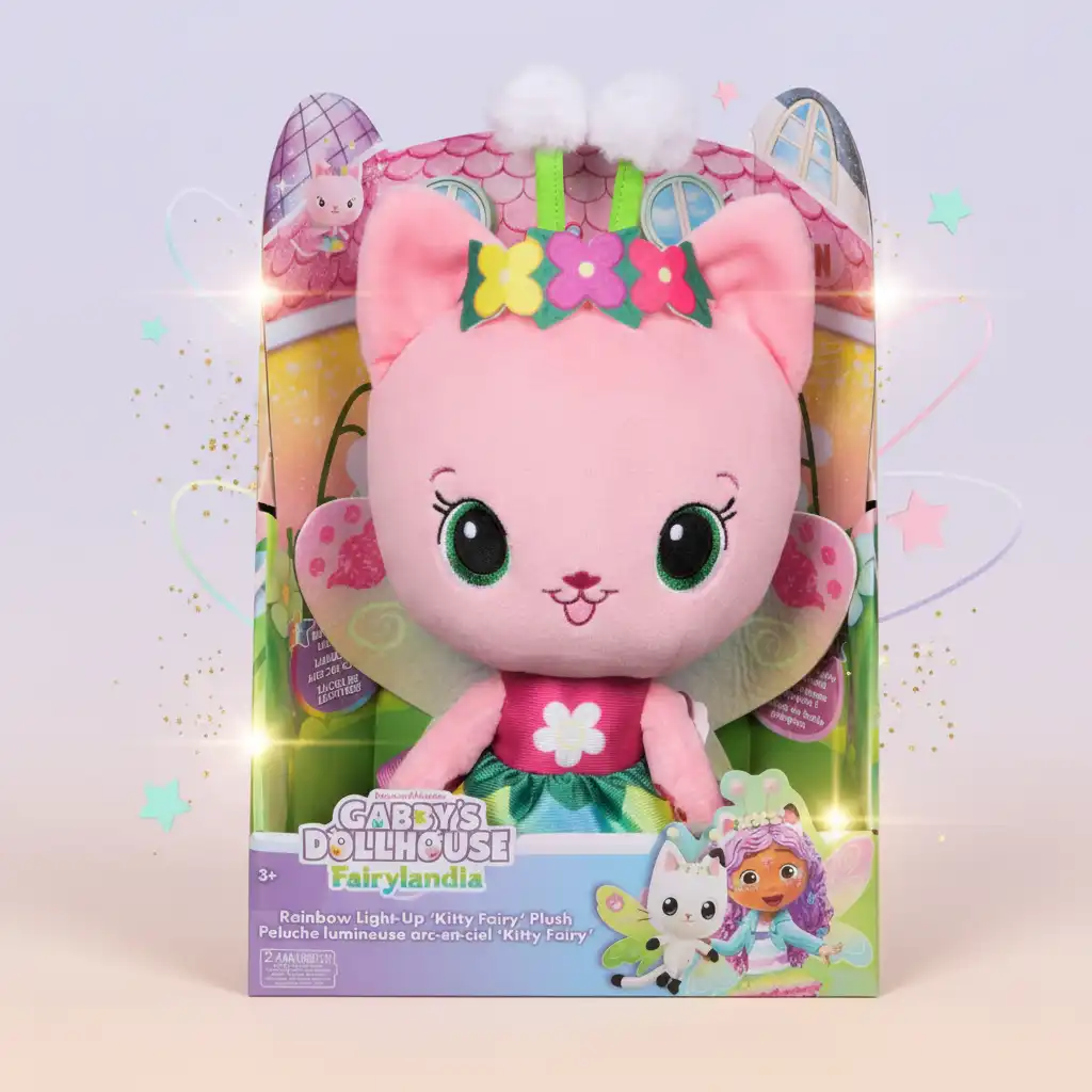 Detalles precisos y peluche suave para la máxima diversión al jugar.