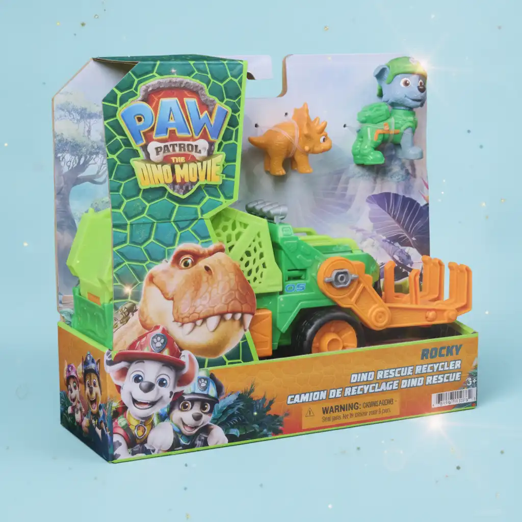 Vive la aventura rescatando dinosaurios con la garra de acción.