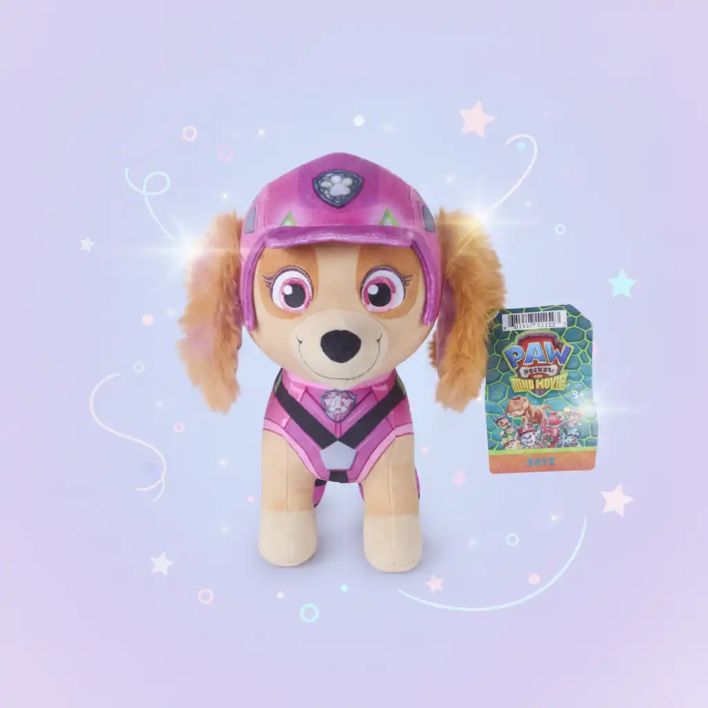 Juguete de peluche resistente y seguro del fabricante Spin Master.