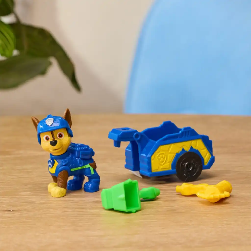 Descubre nuevas formas de jugar con Chase y sus accesorios.