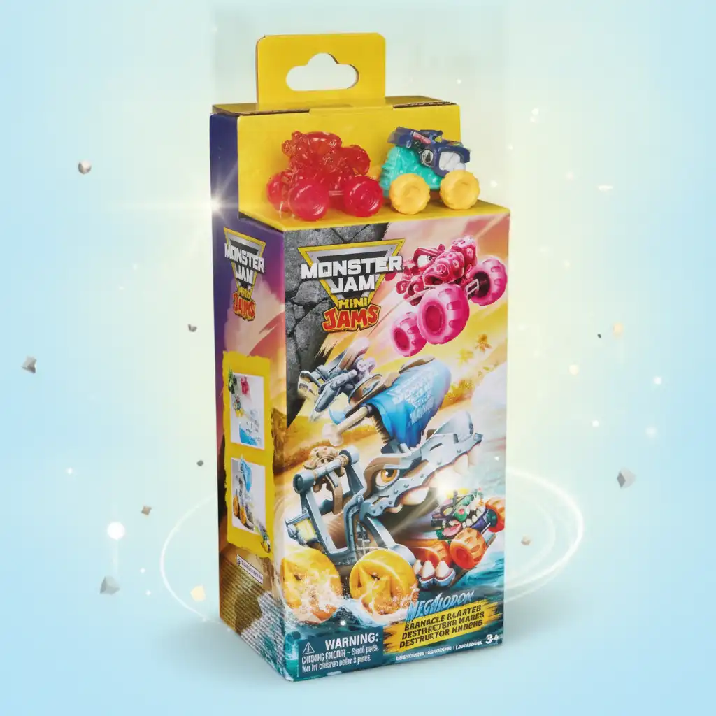 ¡Vive la diversión desenfrenada con los mini camiones Monster Jam!