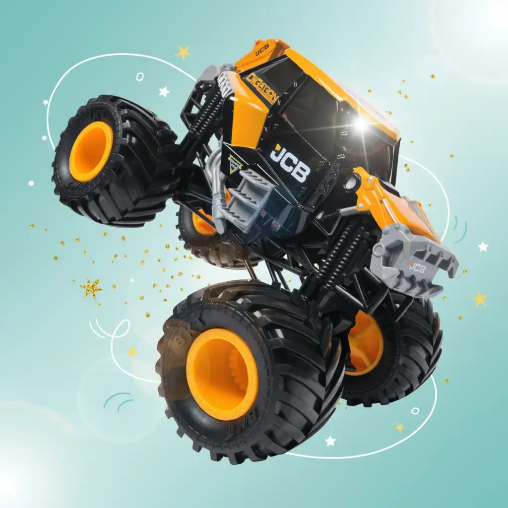 Detalles auténticos directamente de la arena oficial Monster Jam.