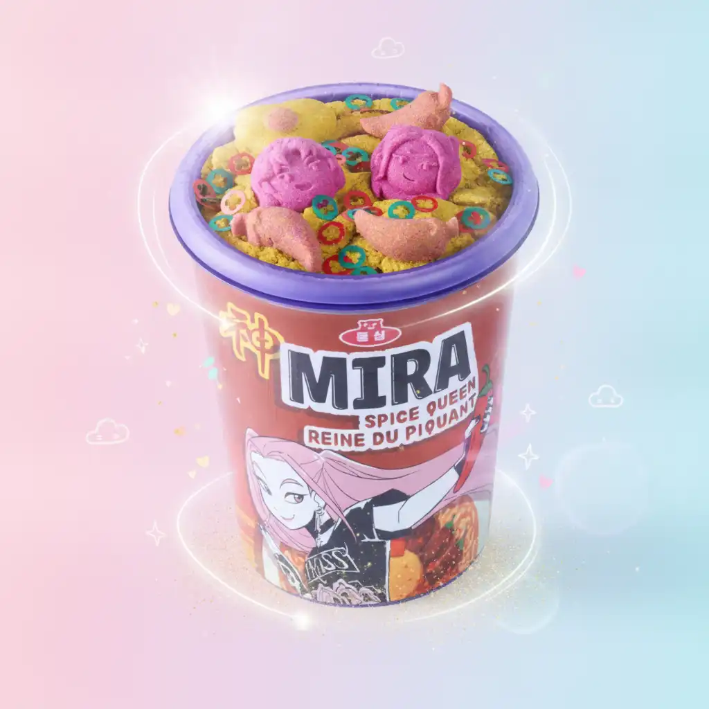 Arena cinética de calidad para moldear fideos con precisión.